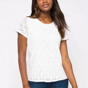 Market & spruce hans crochet front top new arrivals